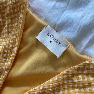 Every Yellow/white pinstripe Body top.